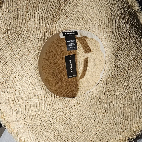 Nwt Express Straw Floppy Hat - Picture 10 of 13